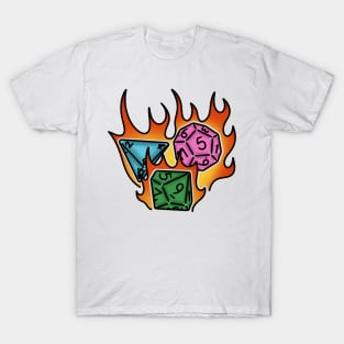 Dice on fire! T-Shirt